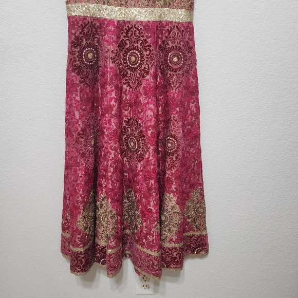 Anthropology Varun Bahl Boho Sequin Embroidered Fit & Flare Dress Size S - Picture 4 of 13